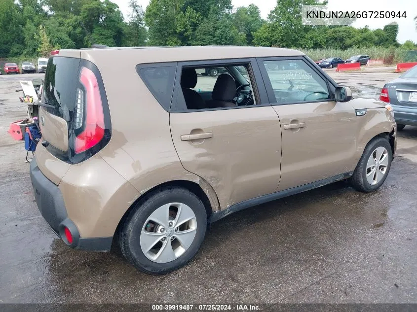 KNDJN2A26G7250944 2016 Kia Soul