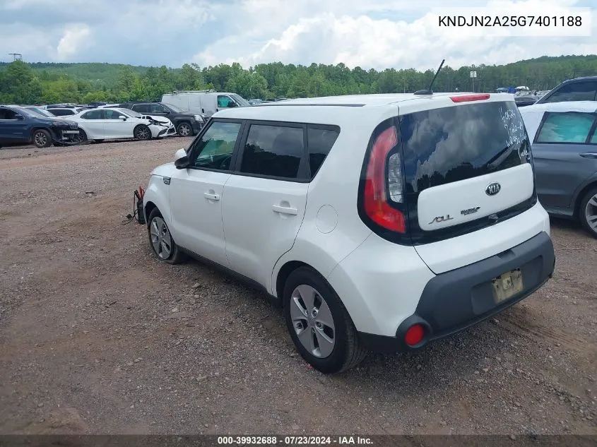 KNDJN2A25G7401188 2016 Kia Soul