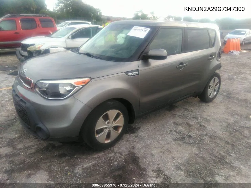 2016 Kia Soul VIN: KNDJN2A29G7347300 Lot: 39955978