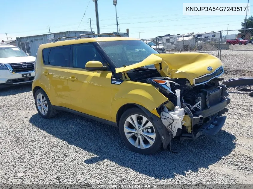 KNDJP3A54G7243517 2016 Kia Soul +