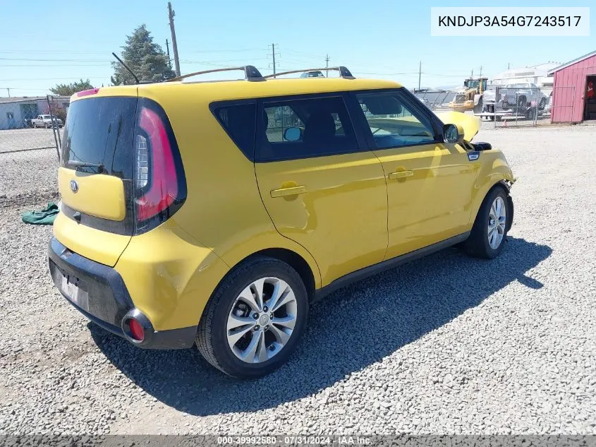 KNDJP3A54G7243517 2016 Kia Soul +