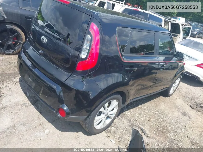 KNDJX3A56G7258553 2016 Kia Soul !