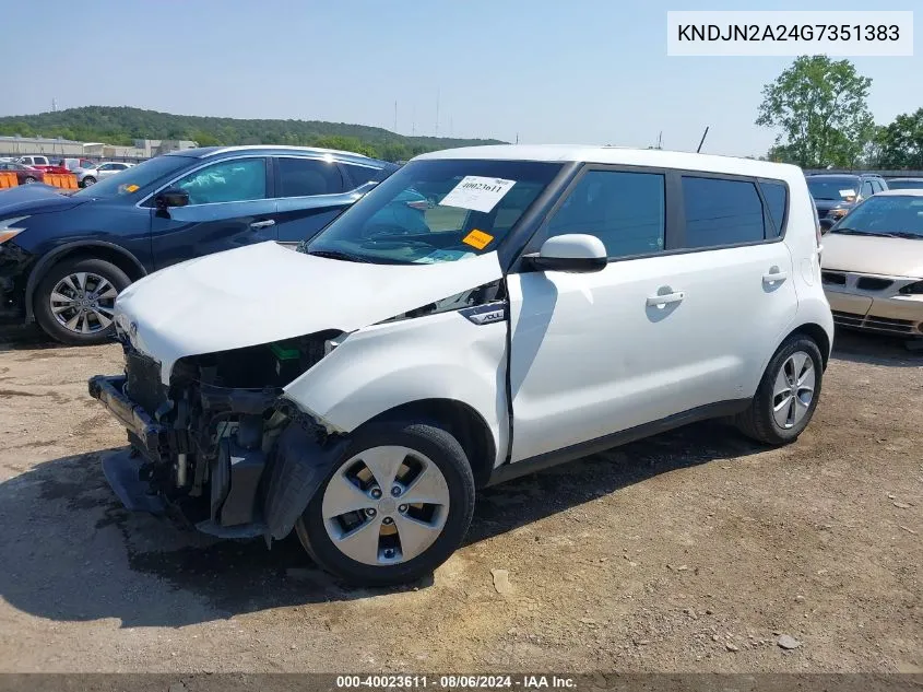 KNDJN2A24G7351383 2016 Kia Soul