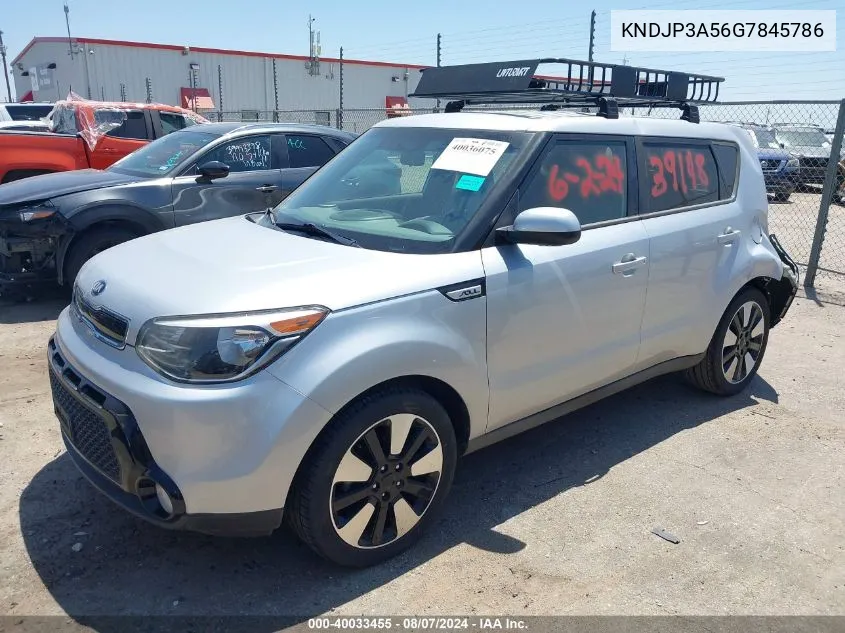 2016 Kia Soul !/+ VIN: KNDJP3A56G7845786 Lot: 40033455