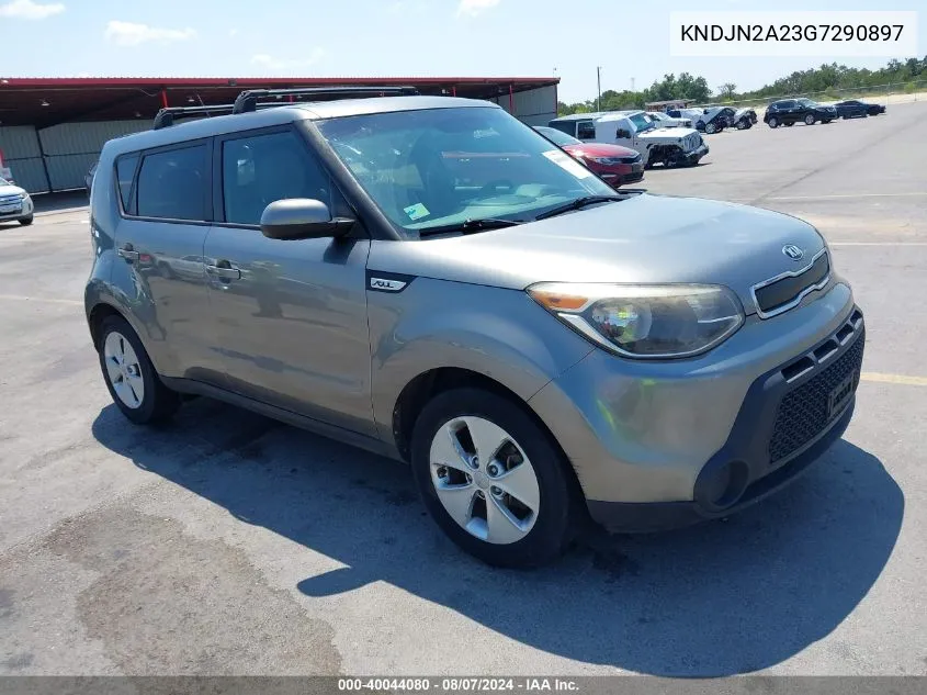 2016 Kia Soul VIN: KNDJN2A23G7290897 Lot: 40044080