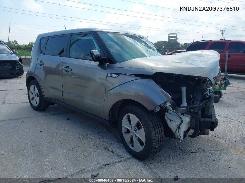 KNDJN2A20G7376510 2016 Kia Soul