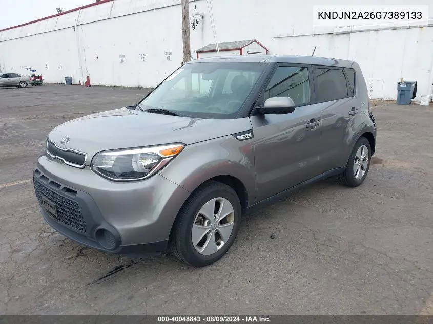 2016 Kia Soul VIN: KNDJN2A26G7389133 Lot: 40048843