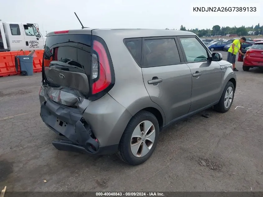 2016 Kia Soul VIN: KNDJN2A26G7389133 Lot: 40048843