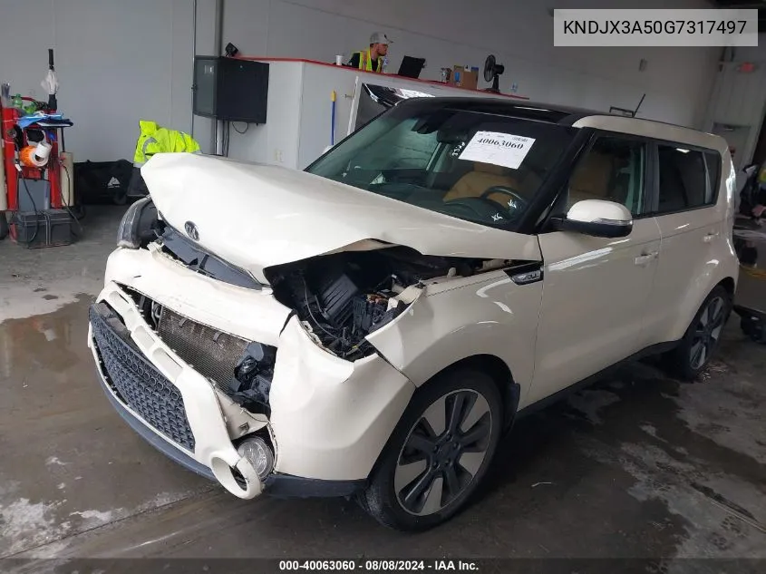 KNDJX3A50G7317497 2016 Kia Soul !