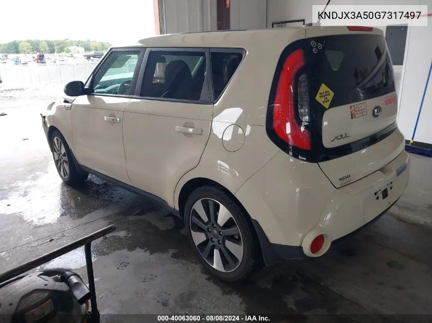 KNDJX3A50G7317497 2016 Kia Soul !