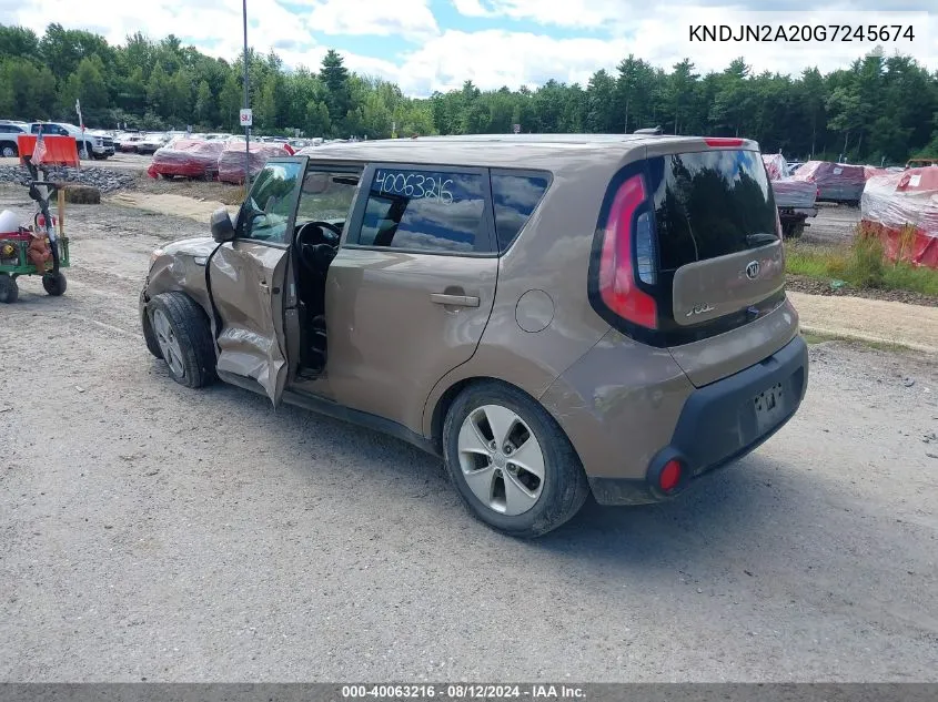 KNDJN2A20G7245674 2016 Kia Soul