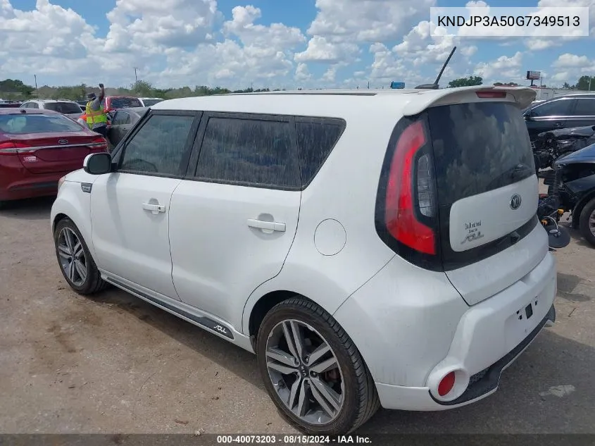 2016 Kia Soul + VIN: KNDJP3A50G7349513 Lot: 40073203