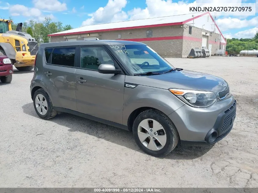 2016 Kia Soul VIN: KNDJN2A27G7270975 Lot: 40091998