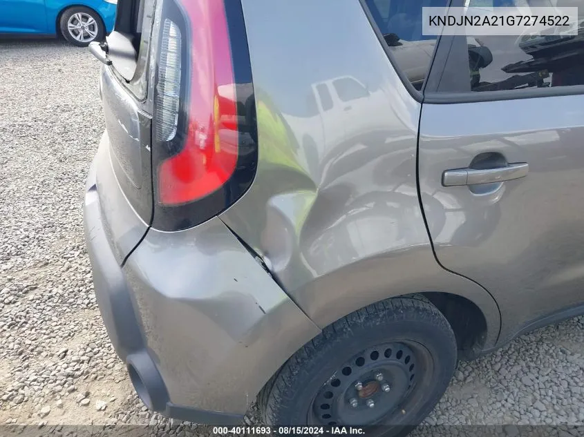 KNDJN2A21G7274522 2016 Kia Soul