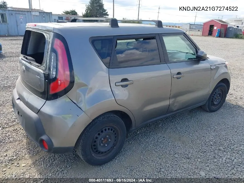 KNDJN2A21G7274522 2016 Kia Soul