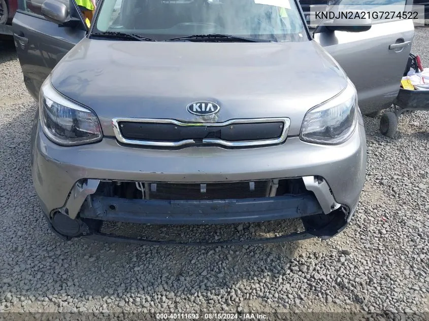 KNDJN2A21G7274522 2016 Kia Soul