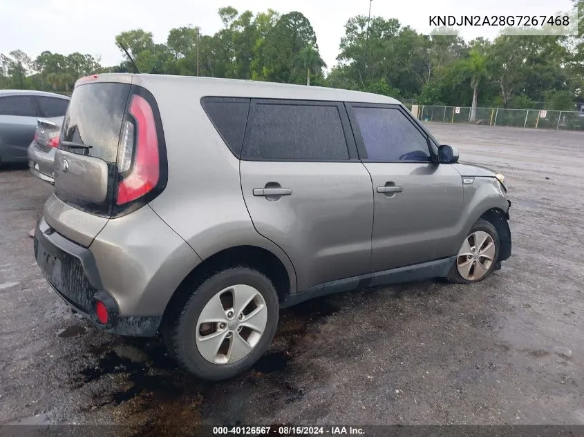 KNDJN2A28G7267468 2016 Kia Soul