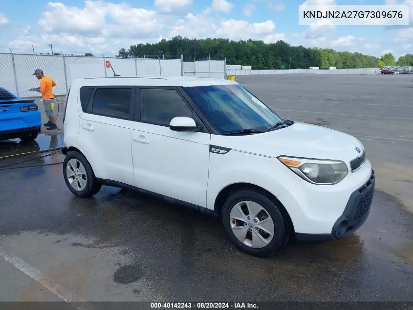 2016 Kia Soul VIN: KNDJN2A27G7309676 Lot: 40142243