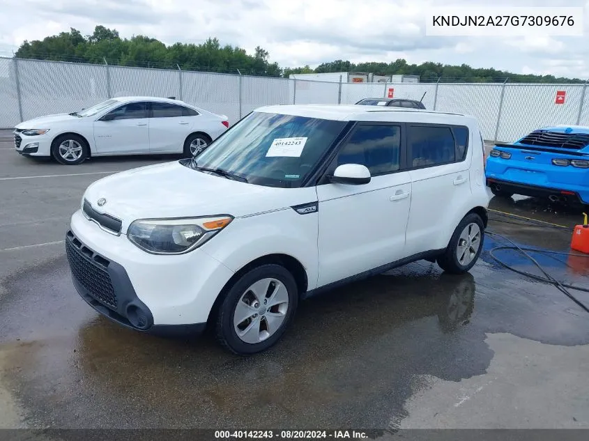 2016 Kia Soul VIN: KNDJN2A27G7309676 Lot: 40142243