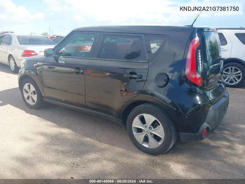 KNDJN2A21G7381750 2016 Kia Soul