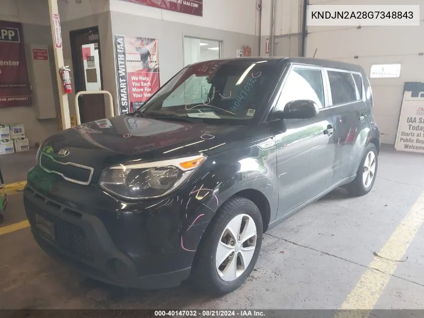 KNDJN2A28G7348843 2016 Kia Soul