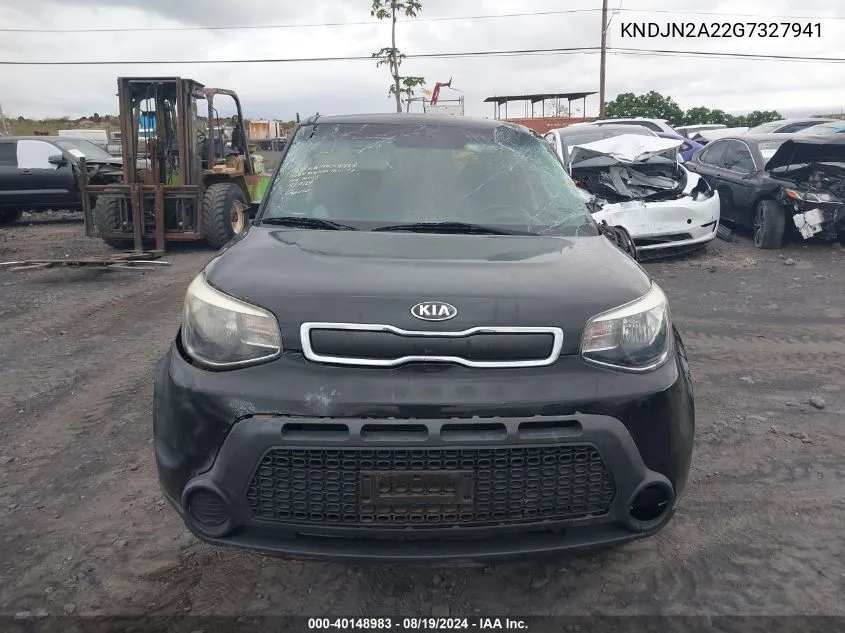 2016 Kia Soul VIN: KNDJN2A22G7327941 Lot: 40148983