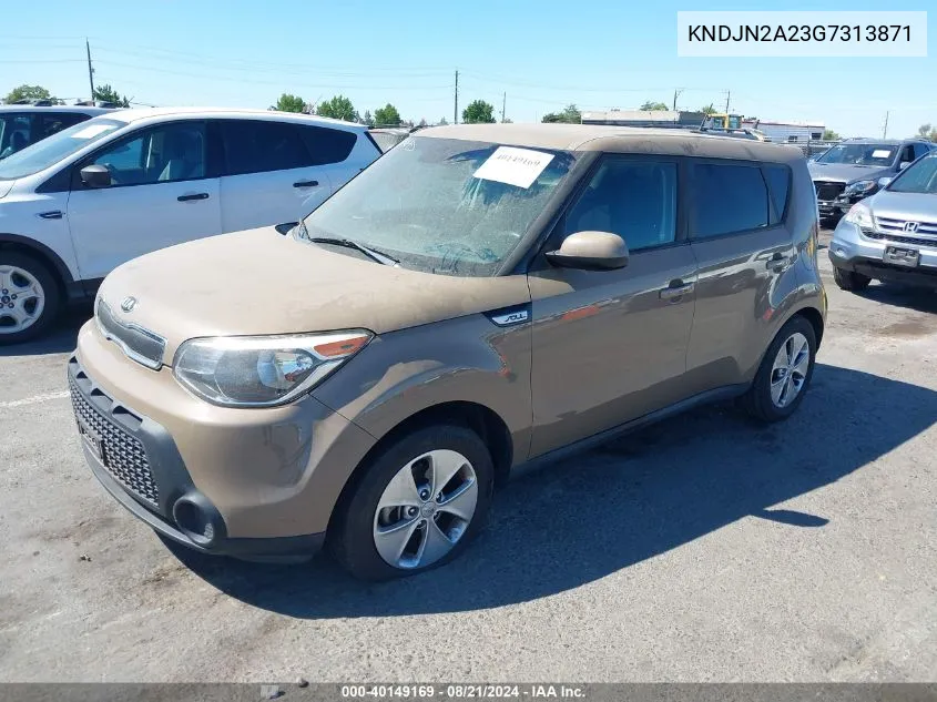 2016 Kia Soul VIN: KNDJN2A23G7313871 Lot: 40149169