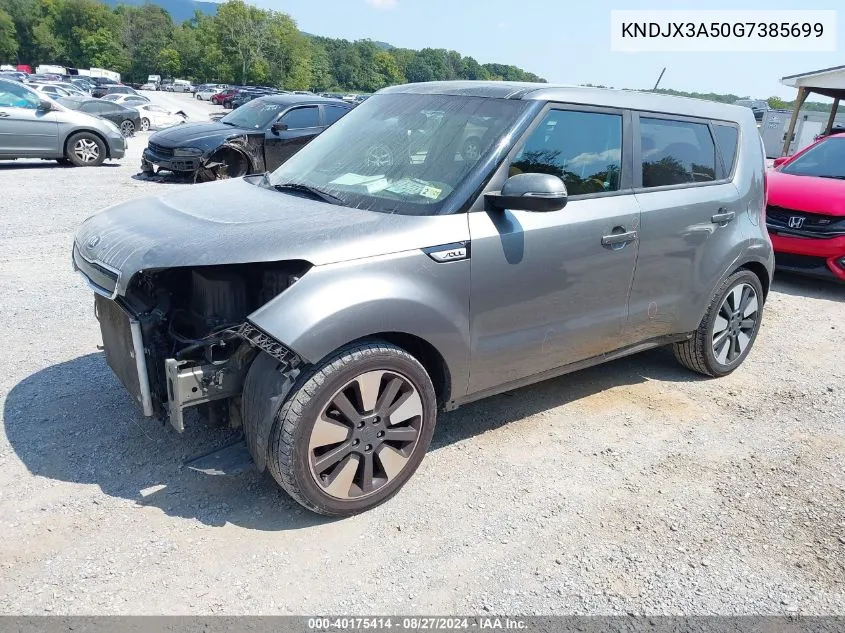 2016 Kia Soul ! VIN: KNDJX3A50G7385699 Lot: 40175414