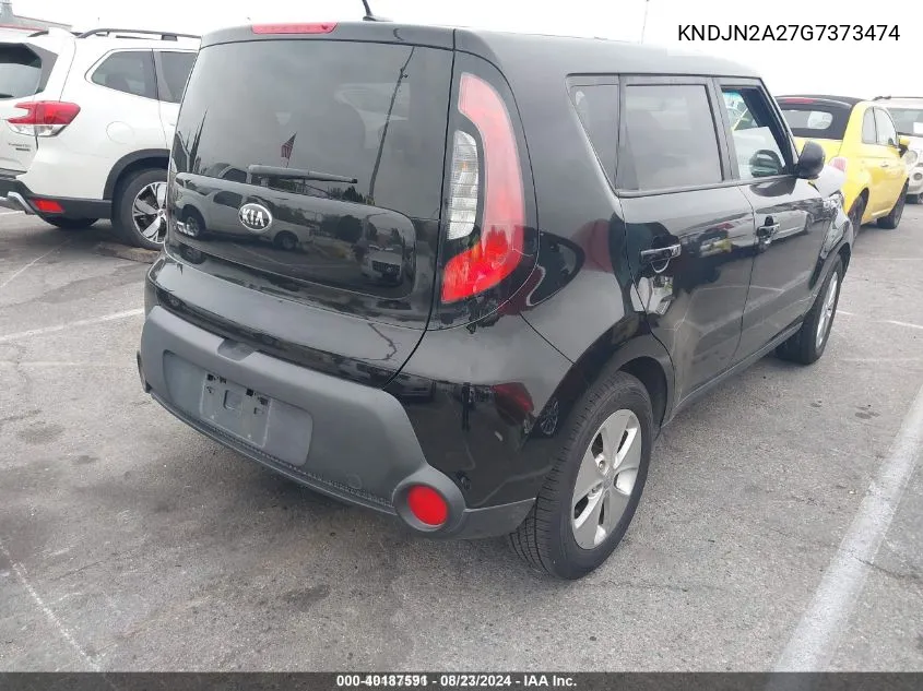 2016 Kia Soul VIN: KNDJN2A27G7373474 Lot: 40187591