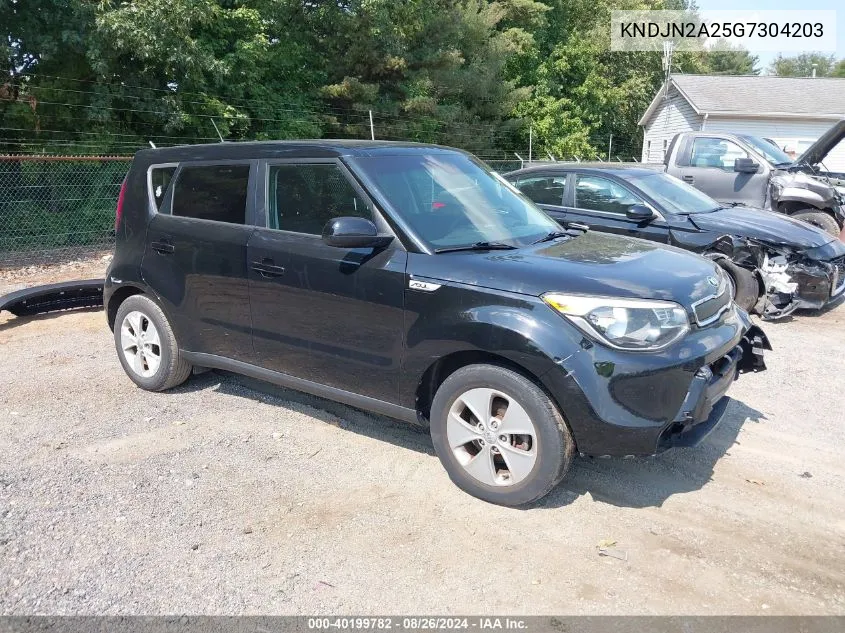 2016 Kia Soul VIN: KNDJN2A25G7304203 Lot: 40199782