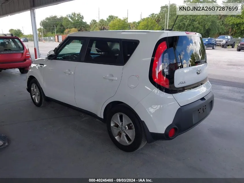 KNDJN2A26G7287699 2016 Kia Soul