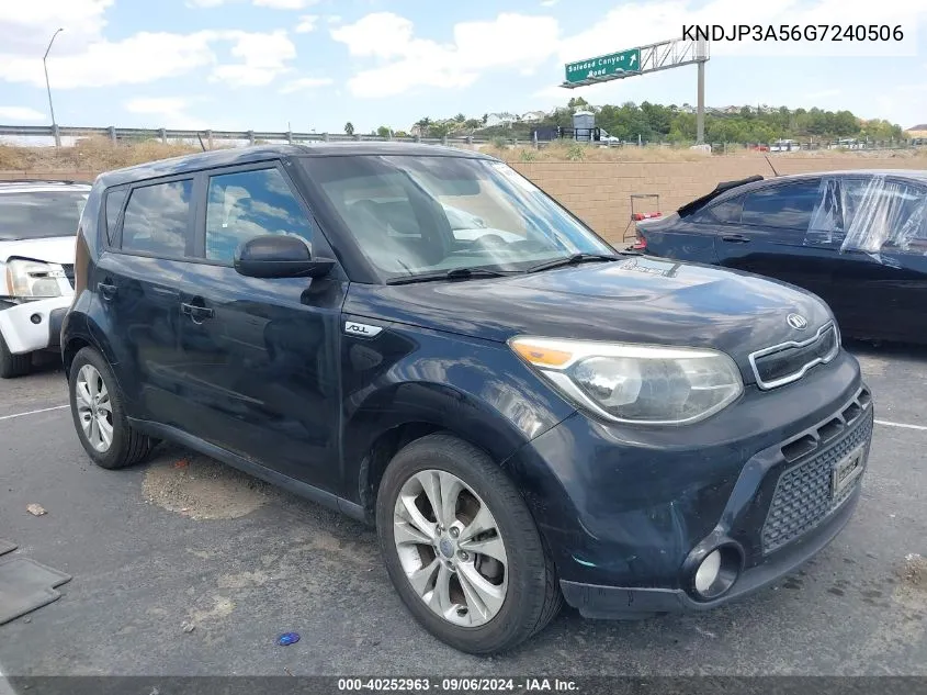 KNDJP3A56G7240506 2016 Kia Soul +