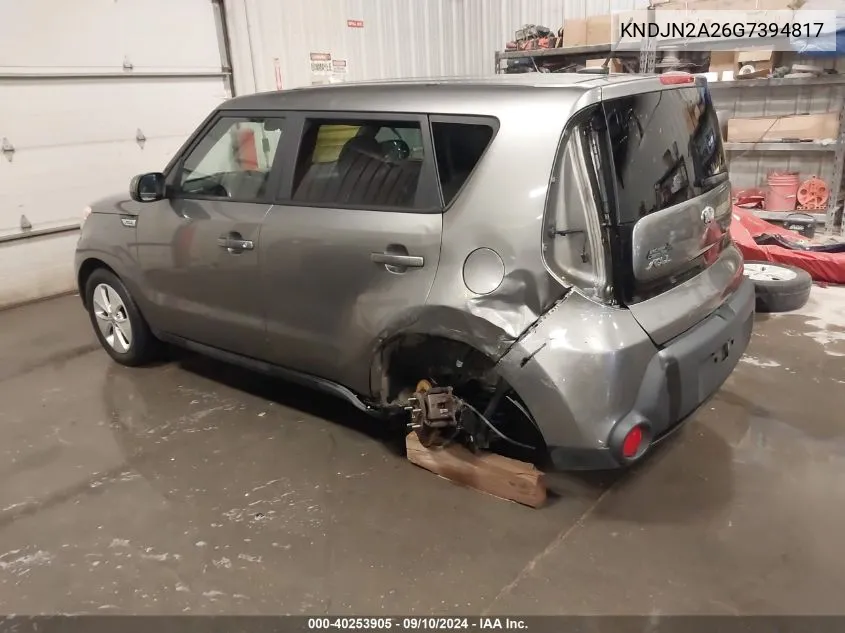 KNDJN2A26G7394817 2016 Kia Soul