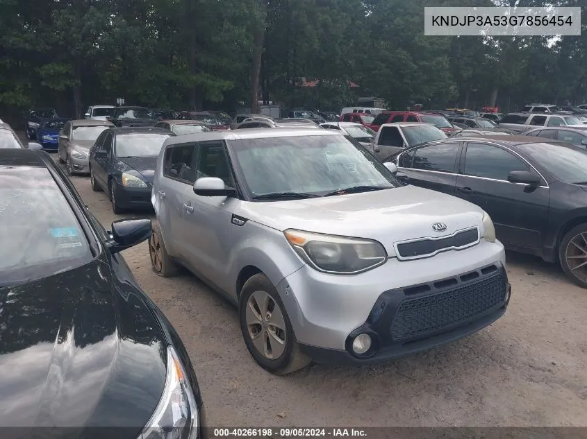 2016 Kia Soul + VIN: KNDJP3A53G7856454 Lot: 40266198