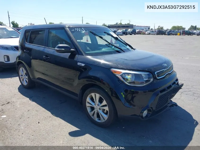 2016 Kia Soul ! VIN: KNDJX3A53G7292515 Lot: 40271514