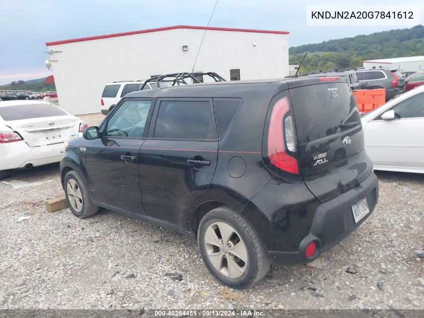 KNDJN2A20G7841612 2016 Kia Soul