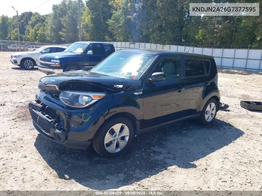 KNDJN2A26G7377595 2016 Kia Soul