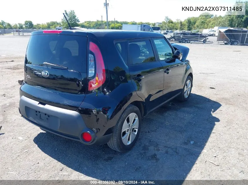 2016 Kia Soul VIN: KNDJN2A2XG7311485 Lot: 40308392