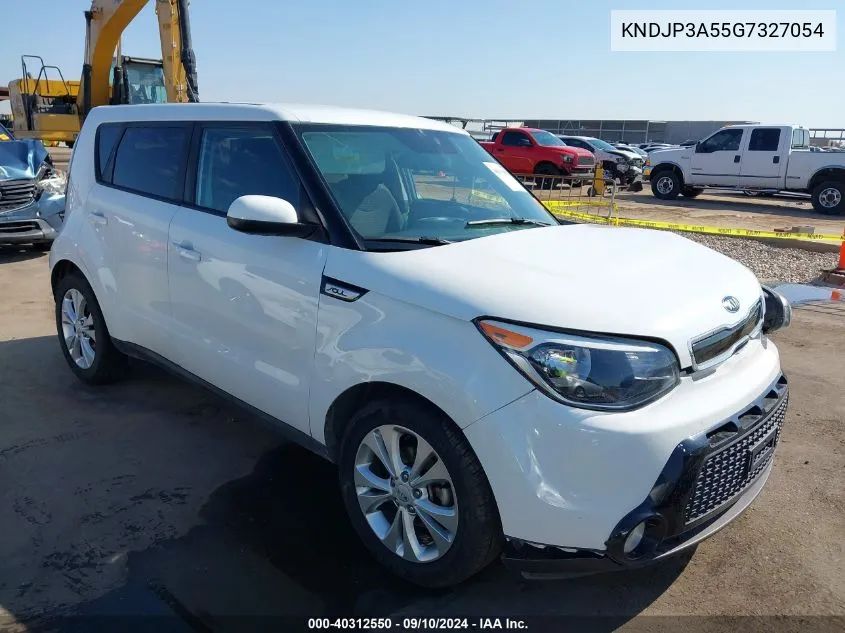 2016 Kia Soul + VIN: KNDJP3A55G7327054 Lot: 40312550