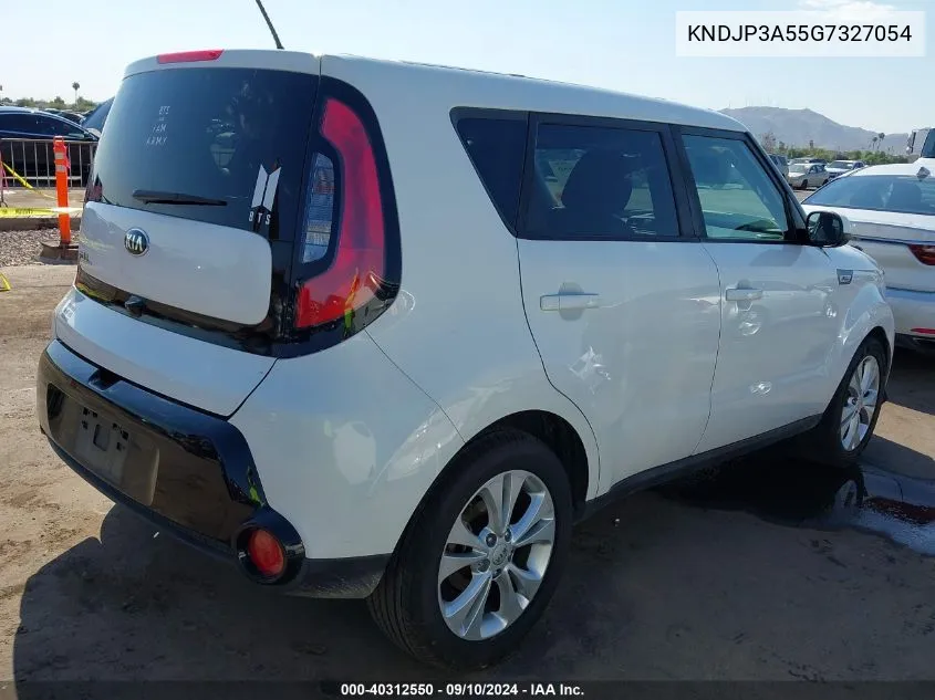 2016 Kia Soul + VIN: KNDJP3A55G7327054 Lot: 40312550