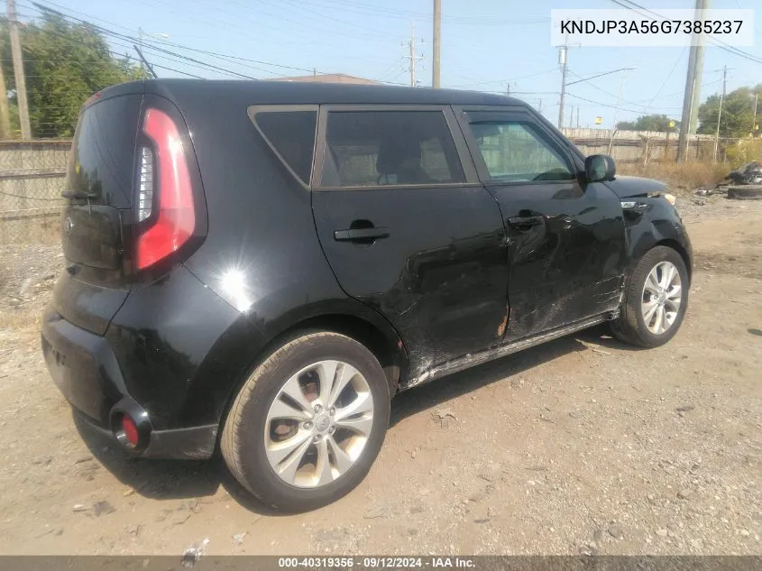 2016 Kia Soul + VIN: KNDJP3A56G7385237 Lot: 40319356