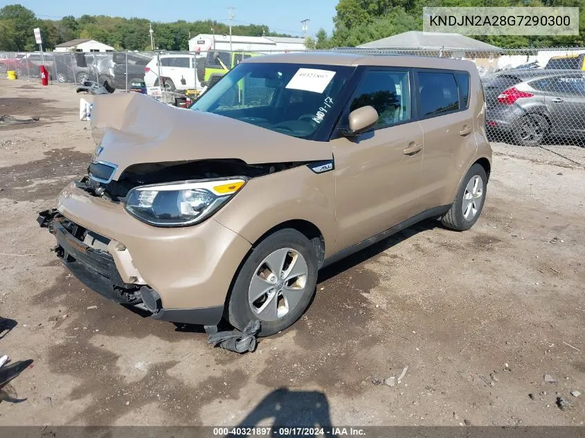 2016 Kia Soul VIN: KNDJN2A28G7290300 Lot: 40321897