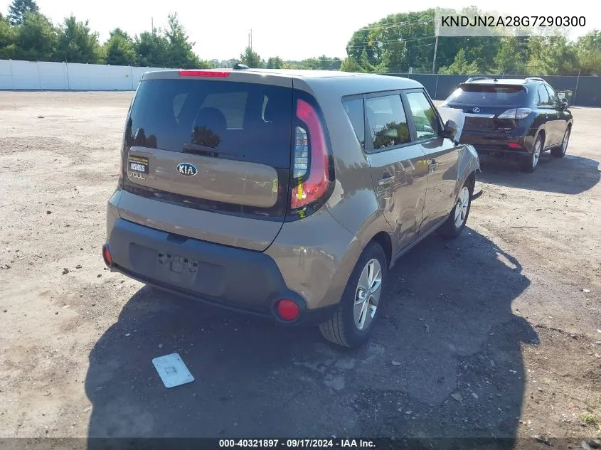 2016 Kia Soul VIN: KNDJN2A28G7290300 Lot: 40321897