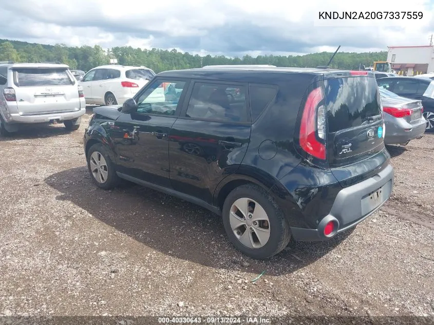 2016 Kia Soul VIN: KNDJN2A20G7337559 Lot: 40330643