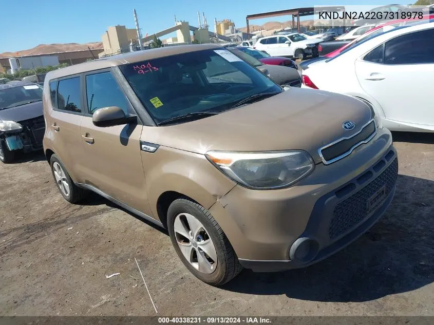 KNDJN2A22G7318978 2016 Kia Soul