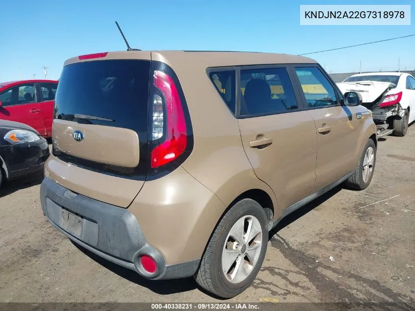 KNDJN2A22G7318978 2016 Kia Soul