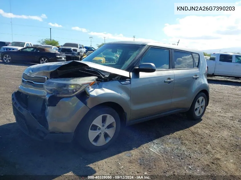 KNDJN2A26G7390203 2016 Kia Soul