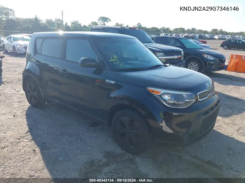 2016 Kia Soul VIN: KNDJN2A29G7346146 Lot: 40342134