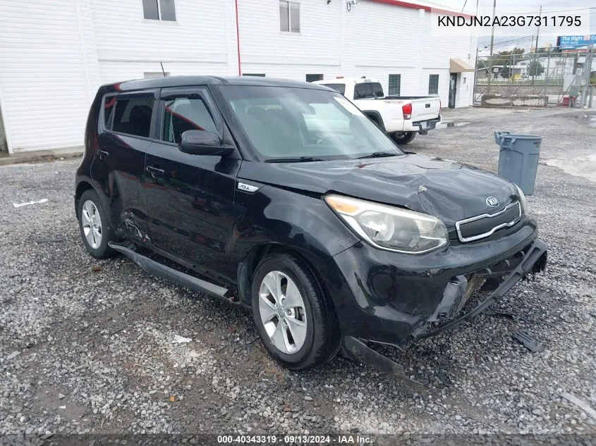 2016 Kia Soul VIN: KNDJN2A23G7311795 Lot: 40343319