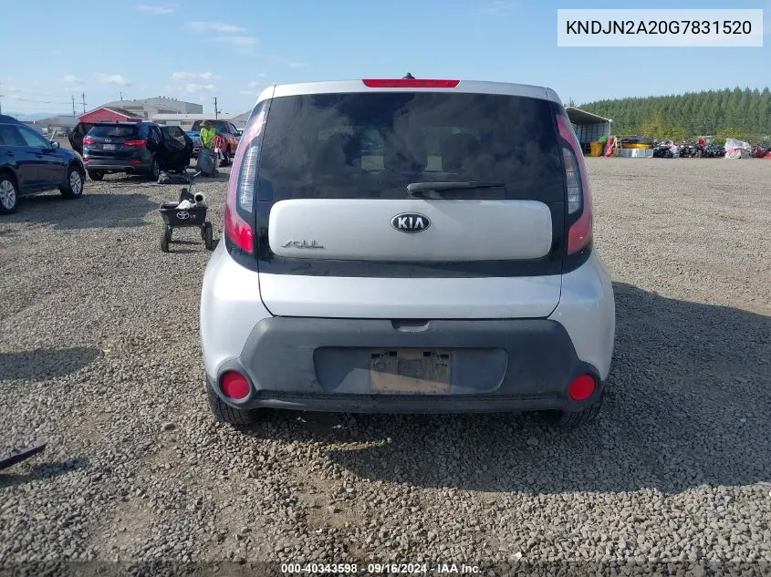 KNDJN2A20G7831520 2016 Kia Soul